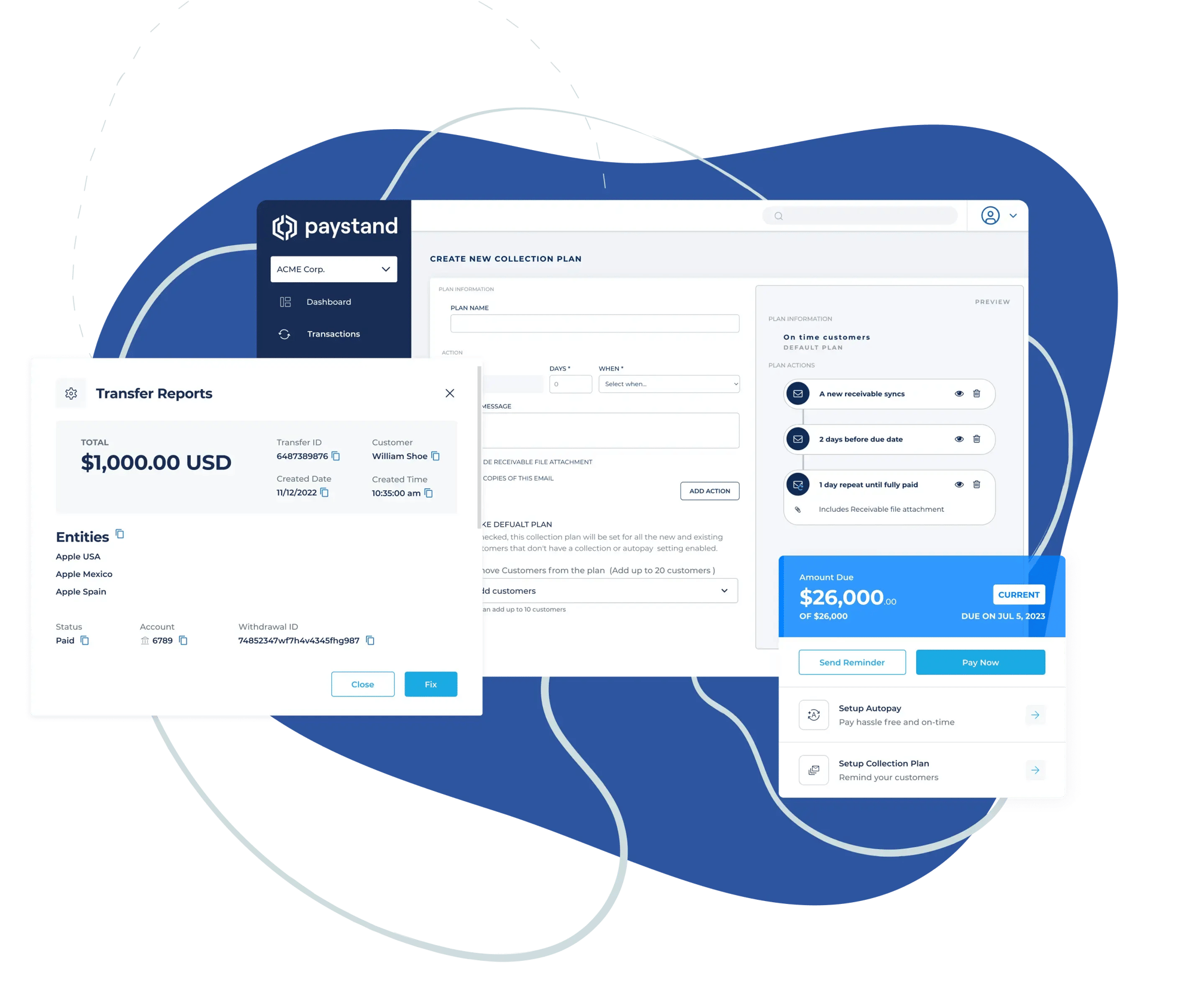 Automated Collections Plans