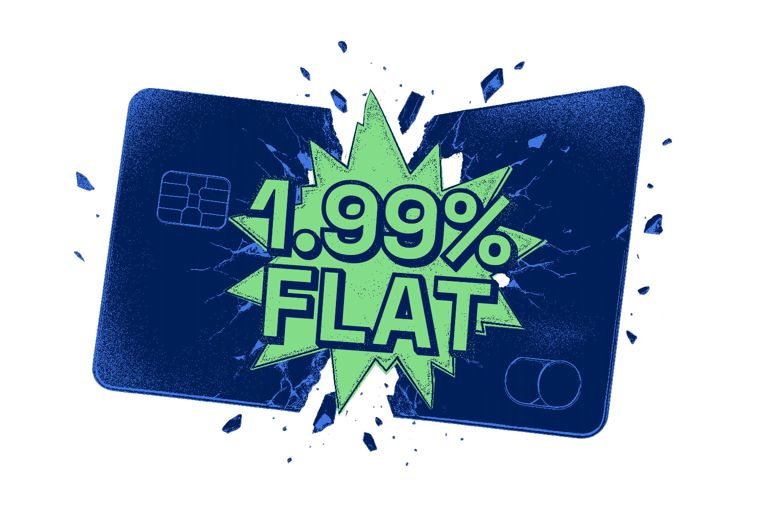 Exploding credit card 1.99 flat fee with paystand card processing