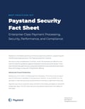 Paystand Security Fact Sheet