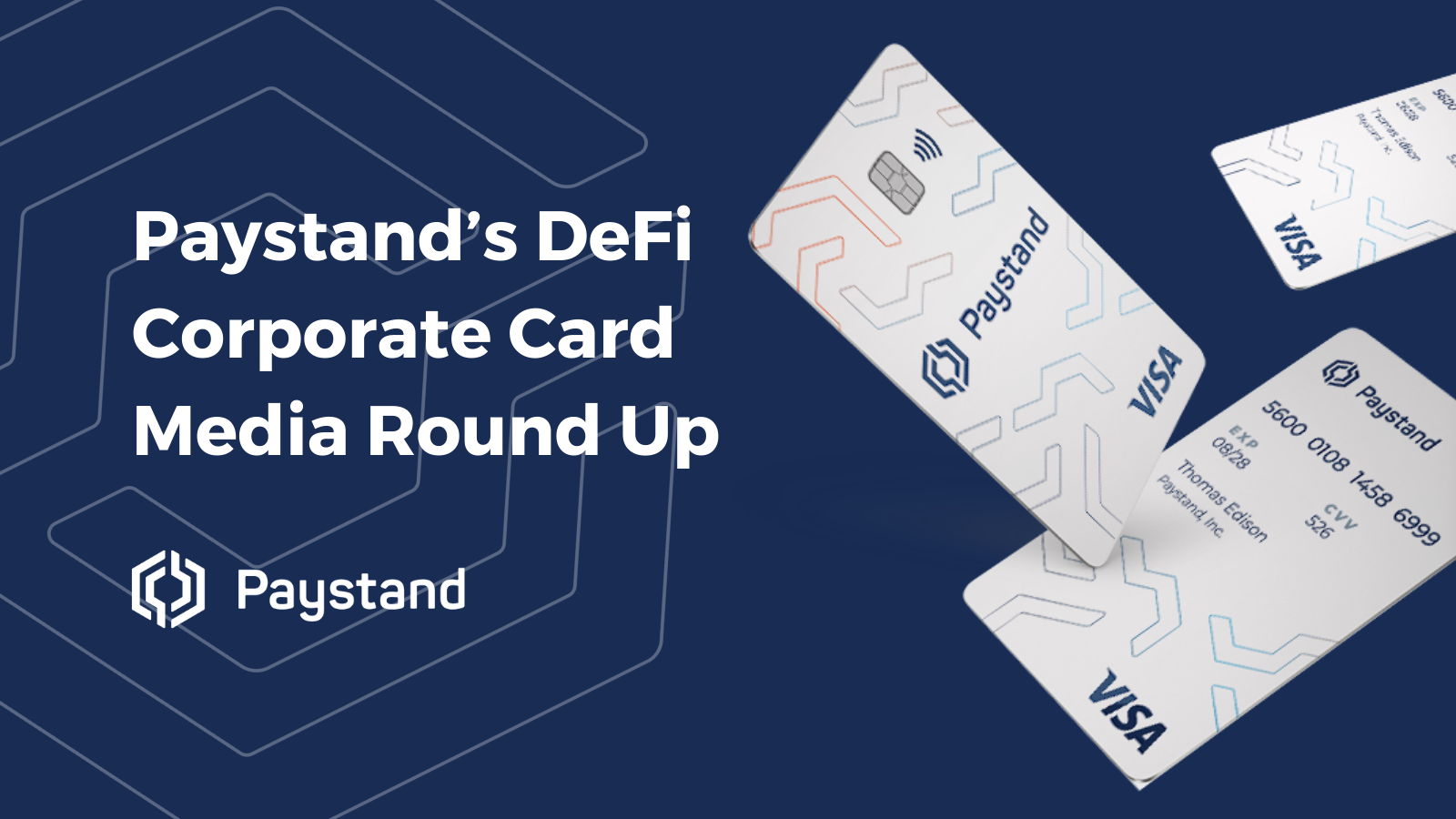 Paystand's DeFi Corporate Card Media Round Up