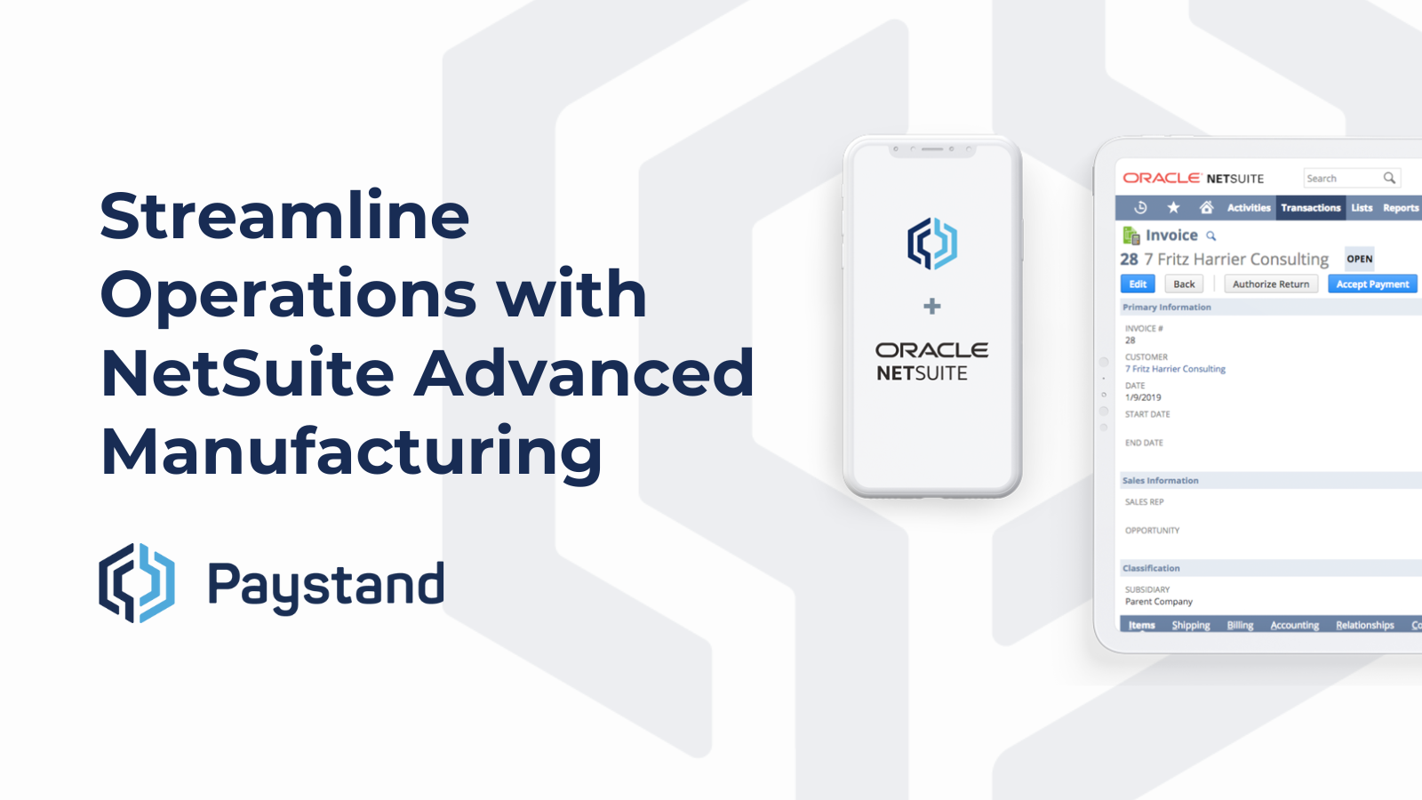 Streamline Operations with NetSuite Advanced Manufacturing